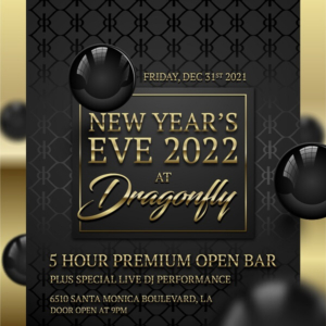 New Year's Eve at Dragonfly Hollywood NYE 202